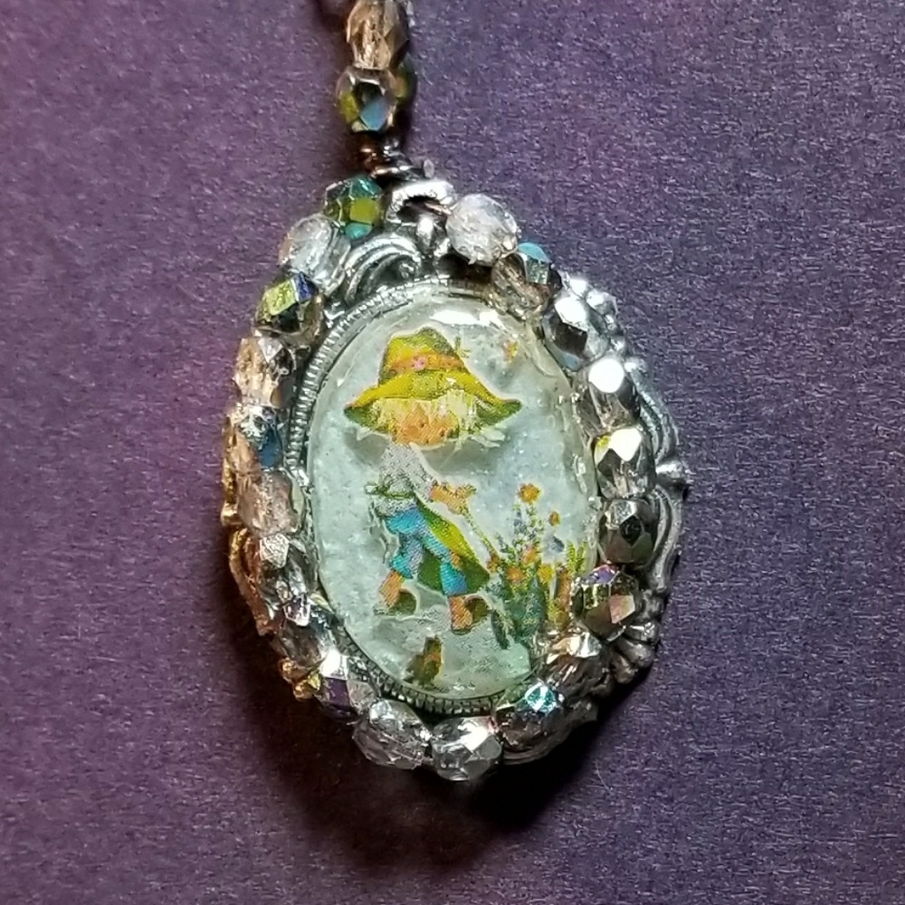 #0200 Hollie Hobbie Jeweled Pendant